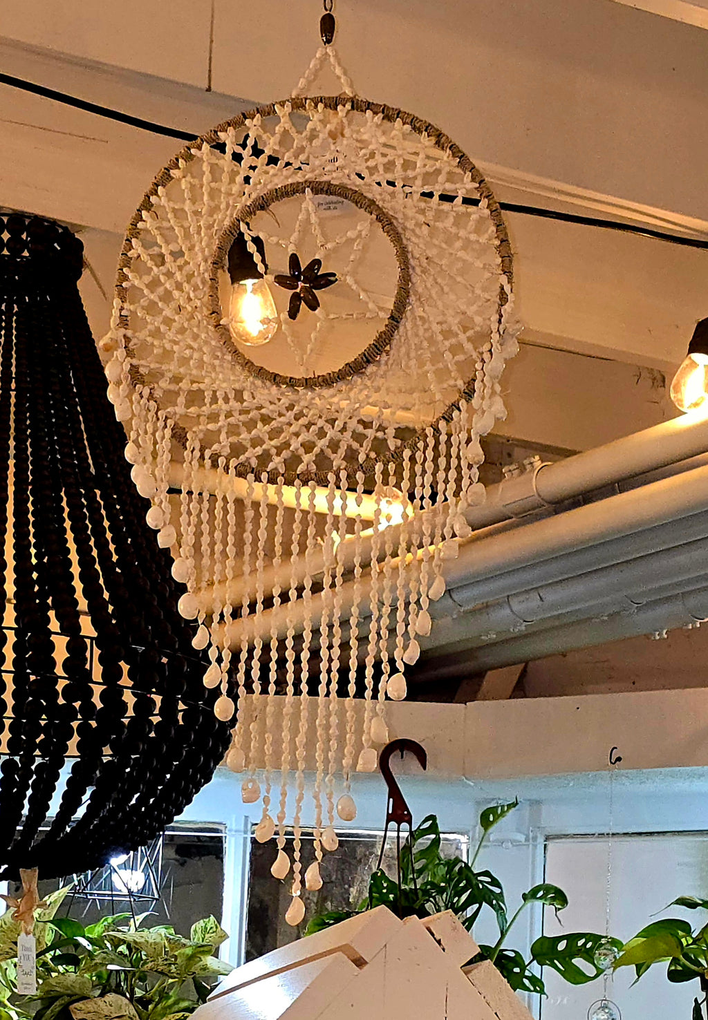 Handcrafted Indonesian Shell Dreamcatcher