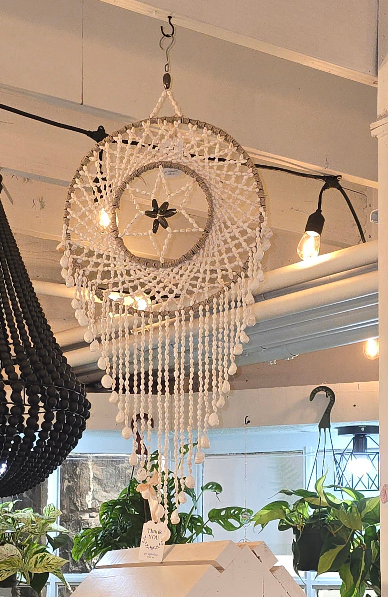 Handcrafted Indonesian Shell Dreamcatcher