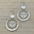 Silver Sun Solstice Earings