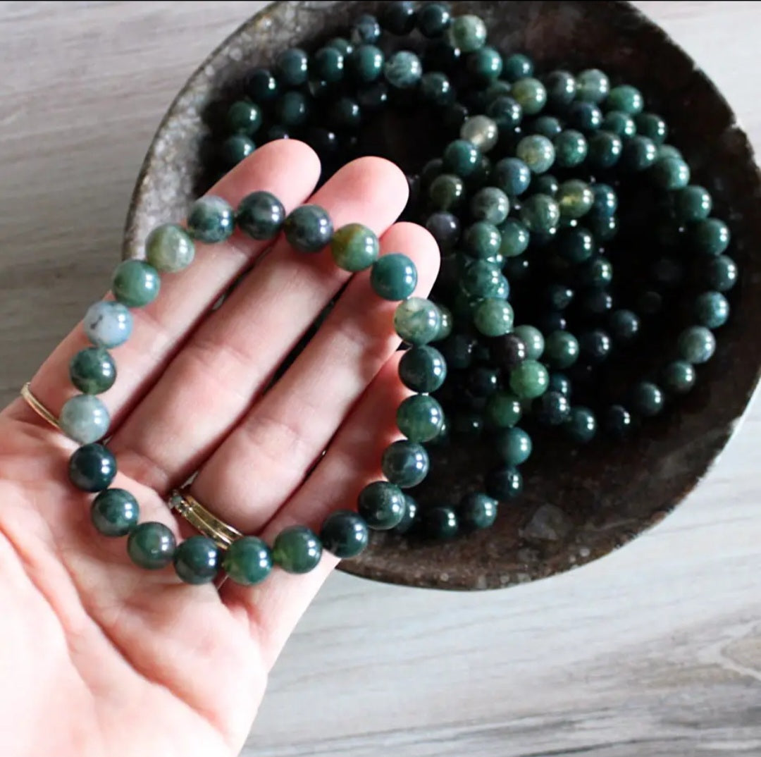 Moss Agate Bracelet