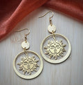 Gold Sun Solstice Earings