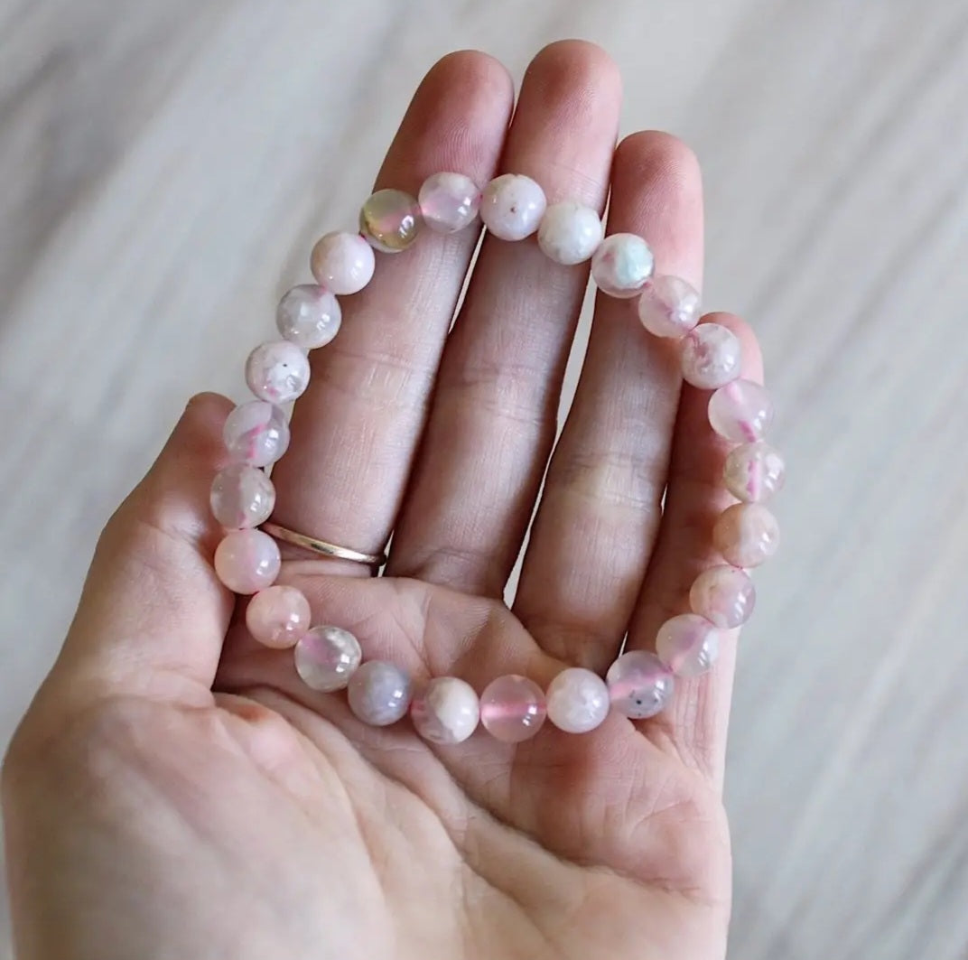Flower Agate Bracelet