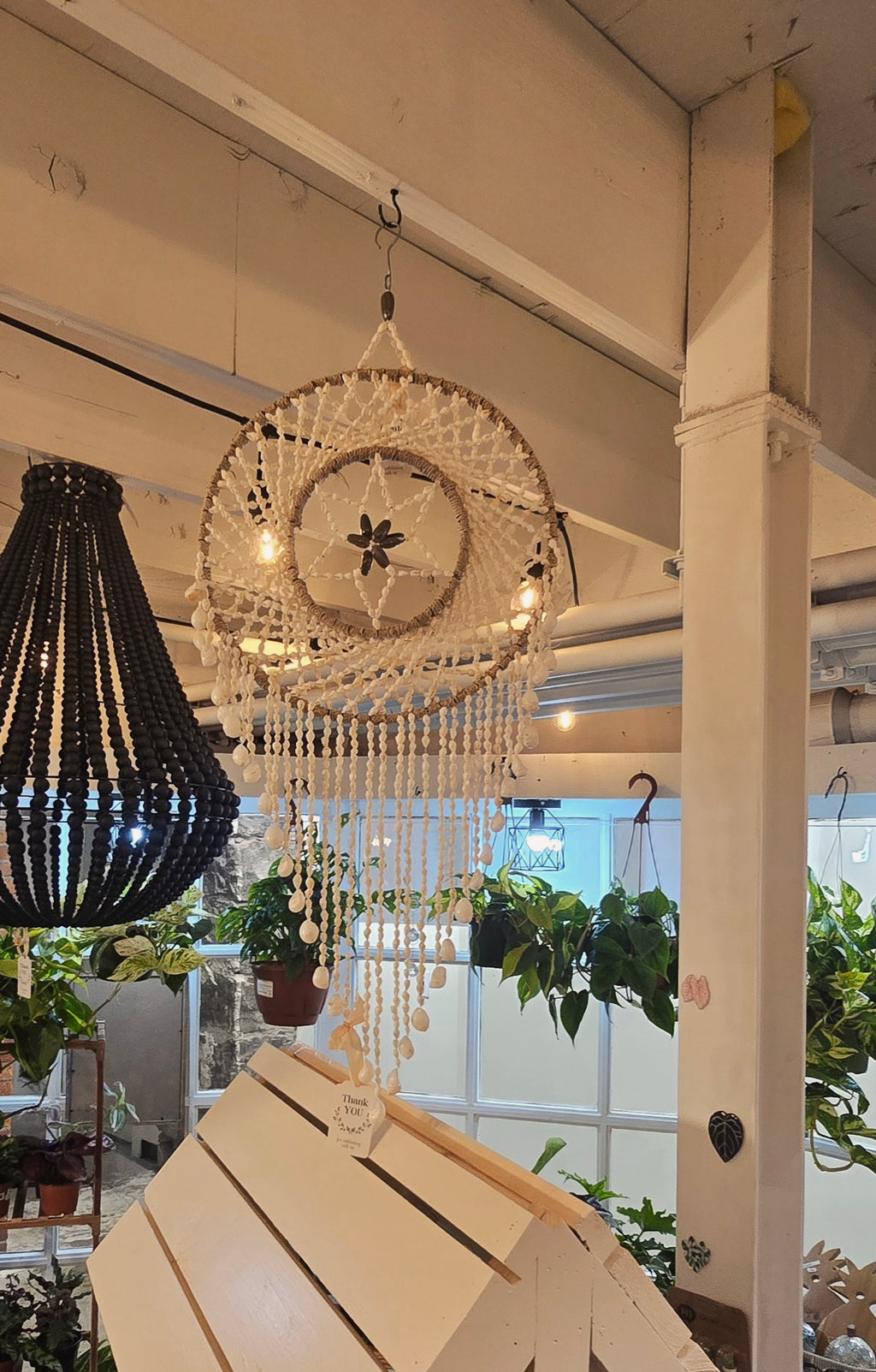 Handcrafted Indonesian Shell Dreamcatcher